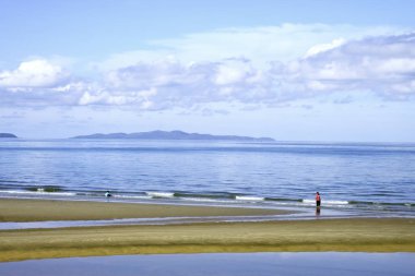 renk tam beach. chonburi Tayland Pattaya. bir l ile mavi gökyüzü