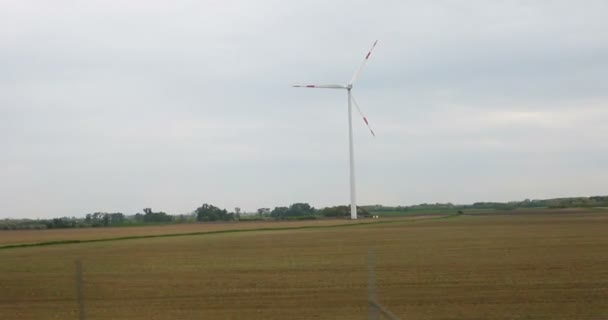 Parque Eólico Energía Eólica — Vídeos de Stock