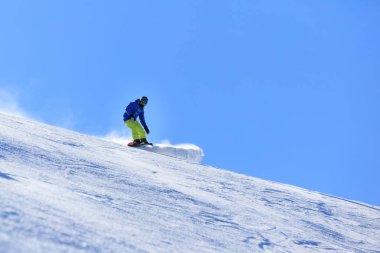 Kış snowboard etkinliği