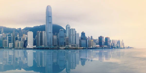 Panorama van centrale Hong Kong — Stockfoto