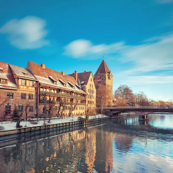 중세 도시 뉘른베르크, 독일 — 스톡 사진