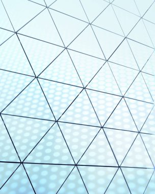 3D çizim mimari desen soyut