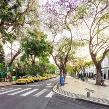 Şehir merkezinin Funchal, Madeira