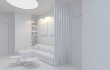 Render özel lobi alanı