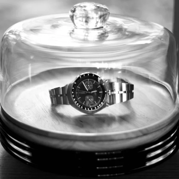 Reloj cronógrafo de acero — Foto de Stock