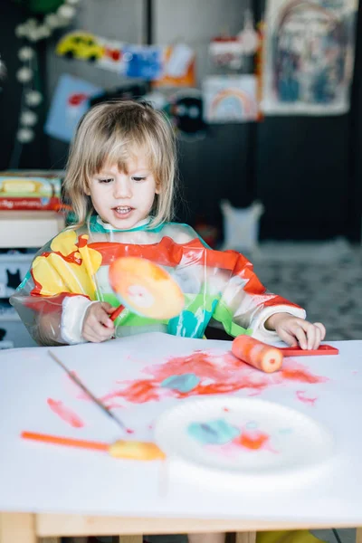 Desenho de menina — Fotografia de Stock