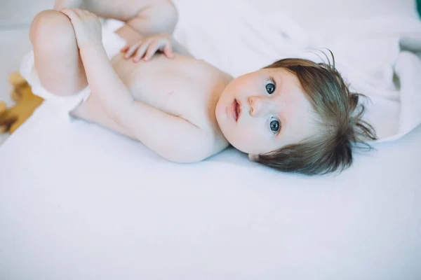 Adorable baby girl — Stock Photo, Image