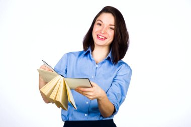 Kitaplar ile genç kız