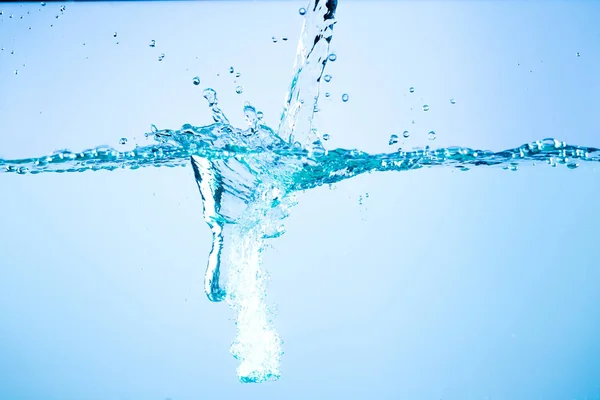 Sprays, gotas y salpicaduras de agua, abstracción, minimalismo — Foto de Stock