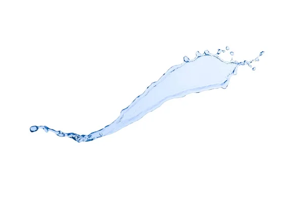 Färg vattenstänk isolerad på vit bakgrund — Stockfoto