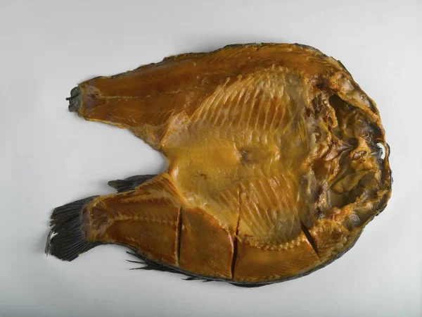 Cold smoked fish. Cold smoked golden carp