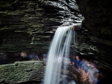Cascade Mağarası Watkins Glen Eyalet Parkı