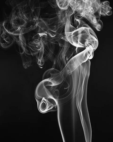 De elegante patronen en vormen van rook — Stockfoto