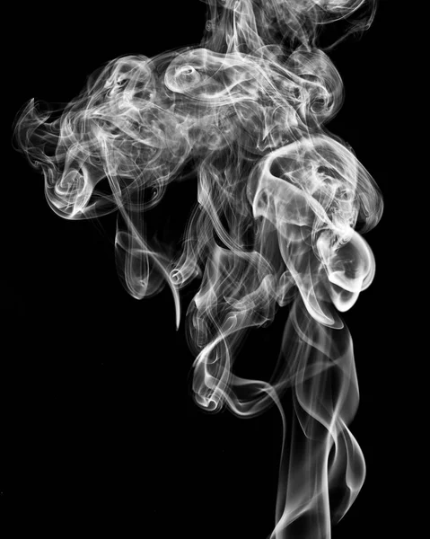 Die eleganten Muster und Formen des Rauchs — Stockfoto