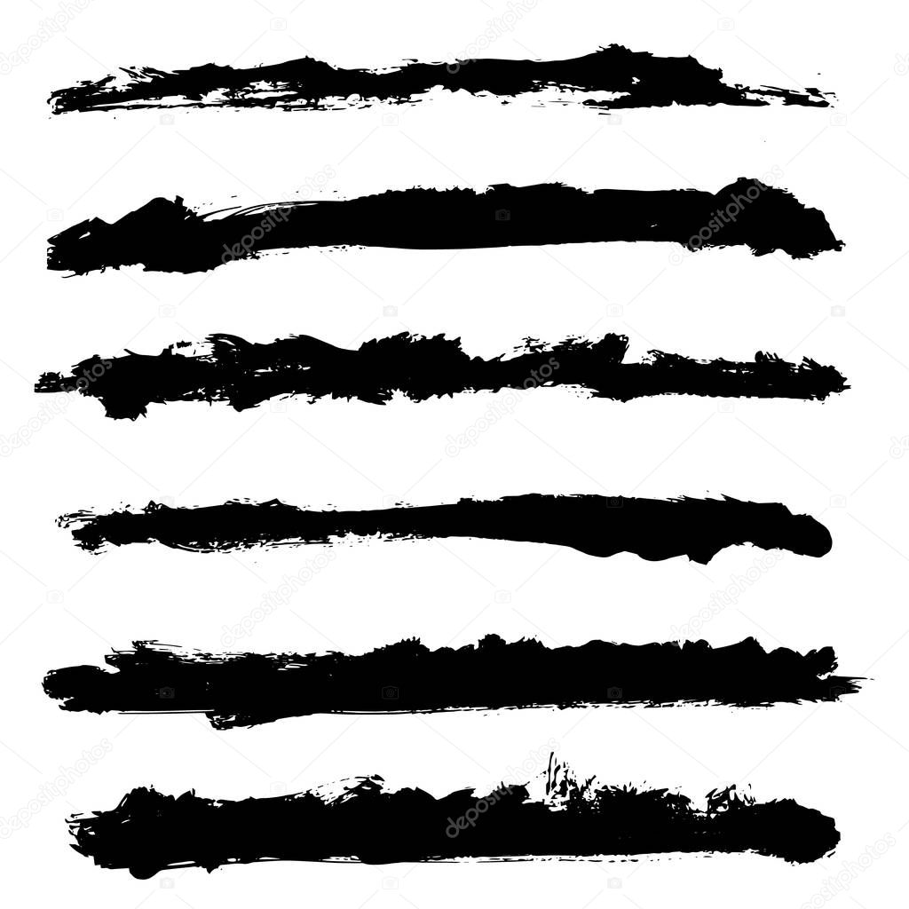 Download Set of grunge vector border frames. Hand drawn Texture ...