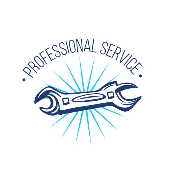 Logo vettoriale del servizio di riparazione in stile semplice. Può essere utilizzato per banner, brochure . — Vettoriale Stock