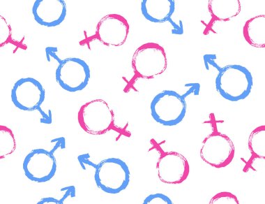 Kusursuz cinsiyet kalıbı. Kadın ve erkek dokusu, Venüs ve Mars tasarım konsepti