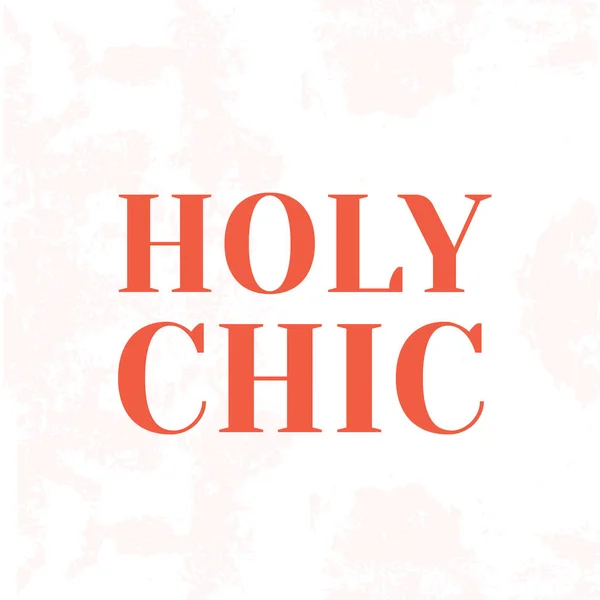 Szent Chick Gyönyörű modern poszter idézet. Divatplakát, tipográfia szlogen, pólótervezés — Stock Vector