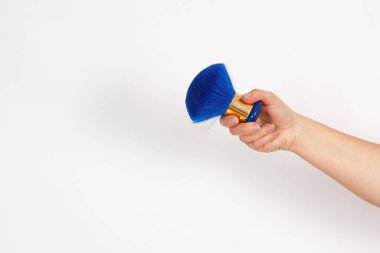 Yumuşak mavi Kuaför fırça