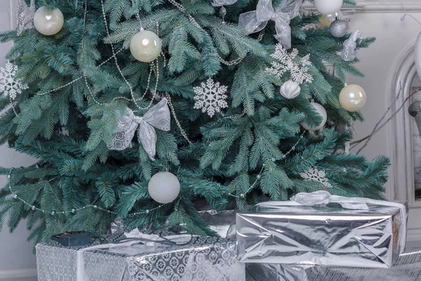 Árbol de Navidad decorado — Foto de Stock