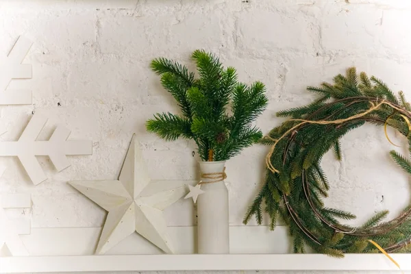 Diferentes decoraciones navideñas — Foto de Stock