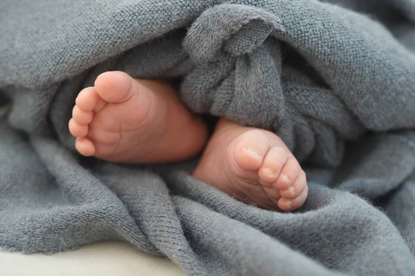 Baby Feet Blanket — Stock Photo, Image