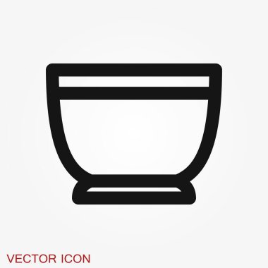 Saksı ikonu, saksıda vektörleştirilmiş bitkiler, çiçek sembolü.