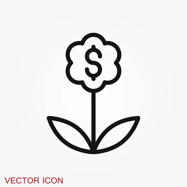 Growth icon, business infographic icon, vector growth symbol — Stock Vector