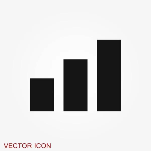 Diagrama y gráficos de iconos vectoriales para su diseño . — Vector de stock