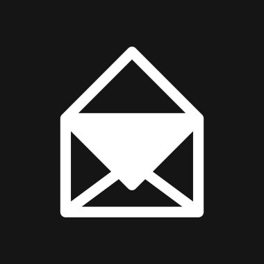 Zarf simgesi, vektör posta zarfı ve harf sembolü