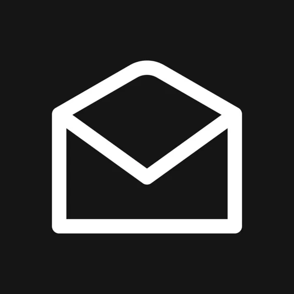 信封图标、矢量邮件信封和字母符号 — 图库矢量图片
