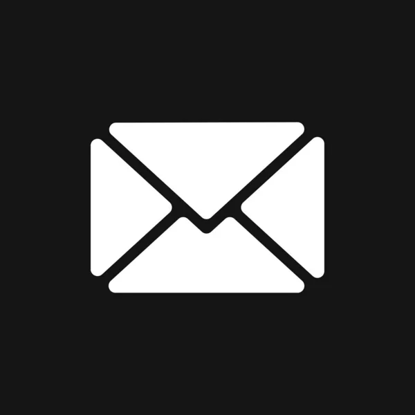 Ikona obálky, obálka vektorové pošty a symbol dopisu — Stockový vektor