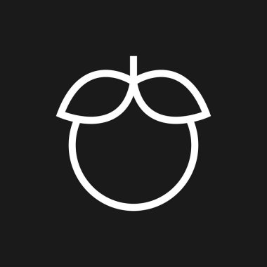 Meyve simgeleri, yiyecek işaretlerinin vektör sembolü