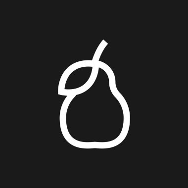 Meyve simgeleri, yiyecek işaretlerinin vektör sembolü