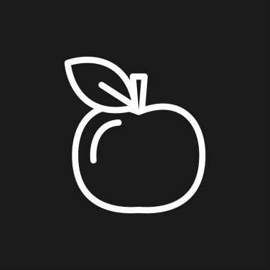 Meyve simgeleri, yiyecek işaretlerinin vektör sembolü