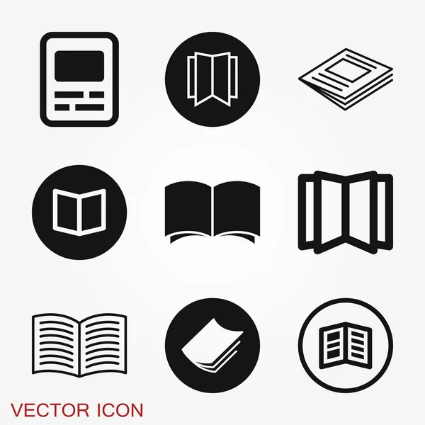 Icono de la revista ilustración vectorial - revista y periódico símbolo — Vector de stock
