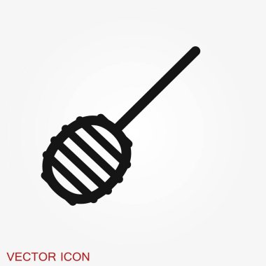 Bal simgesi vektörü, bal simgesi ile izole edilmiş nesneler