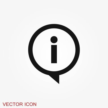 Yardım ve turizm için kullanılan bilgi sembolü