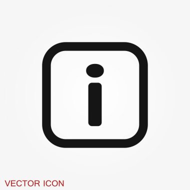 Yardım ve turizm için kullanılan bilgi sembolü