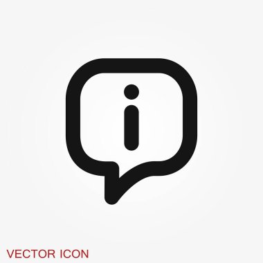 Yardım ve turizm için kullanılan bilgi sembolü