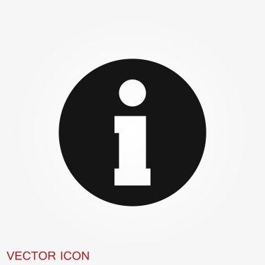 Yardım ve turizm için kullanılan bilgi sembolü