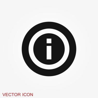 Yardım ve turizm için kullanılan bilgi sembolü