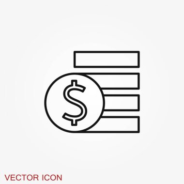 Grafik büyüme grafik vektörü simgesi arkaplanda izole edildi