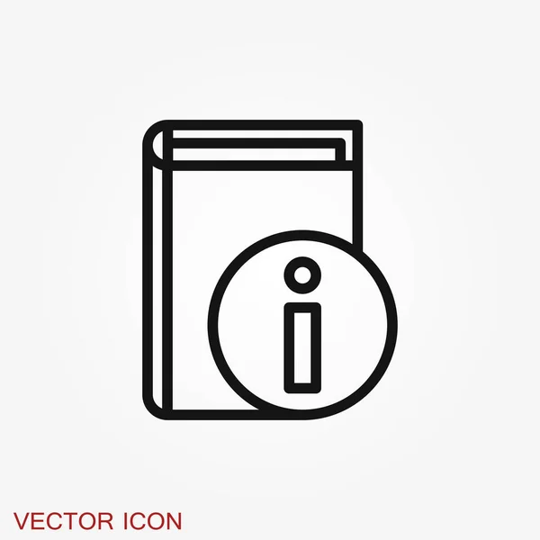 Informationssymbol Som Används För Stöd Och Turism — Stock vektor