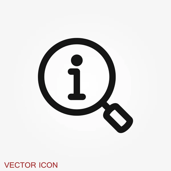 Információs Szimbólum Segítségnyújtásra Turizmusra — Stock Vector