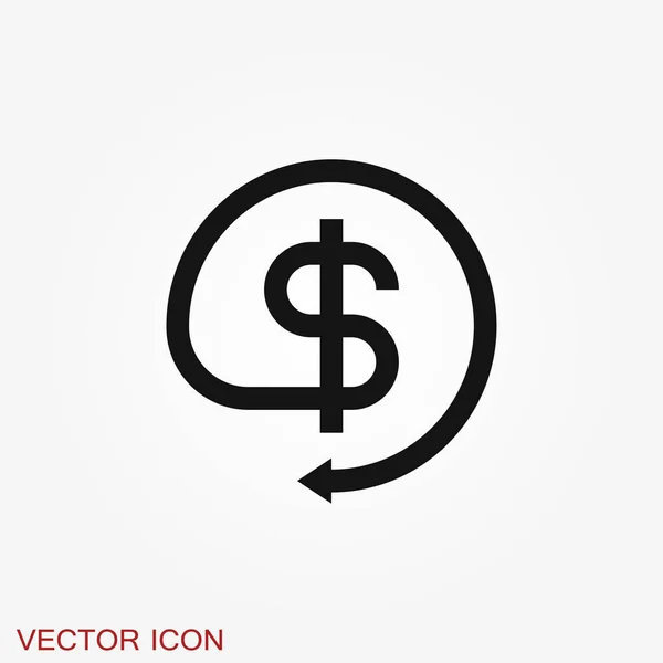 Gráfico Crescimento Gráfico Vetor Ícone Isolado Fundo —  Vetores de Stock