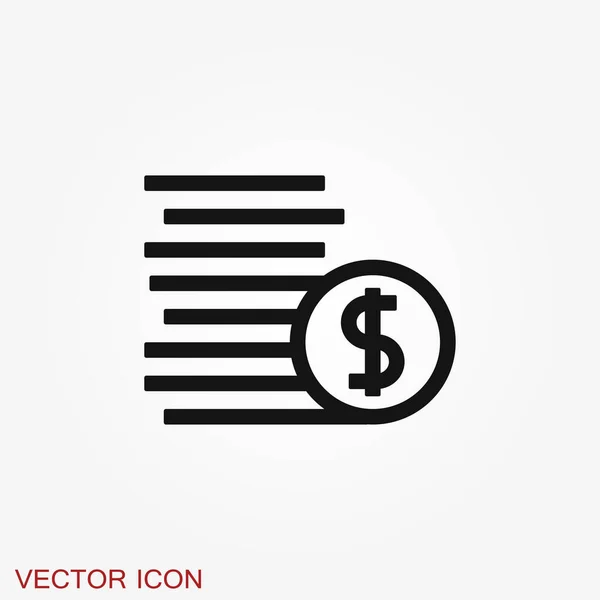 Grafiek Groei Graphics Vector Pictogram Geïsoleerd Achtergrond — Stockvector
