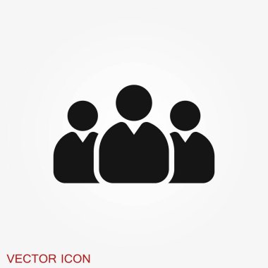 Tanışma ikonu. Yönetim ve İnsan Kaynakları Simgeleri