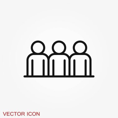 Tanışma ikonu. Yönetim ve İnsan Kaynakları Simgeleri