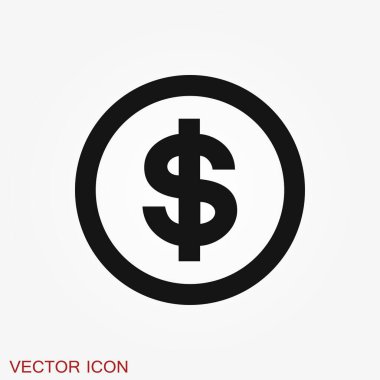 Web ve mobil UI için kullanılacak para simgesi, temel UI para unsurları kümesi